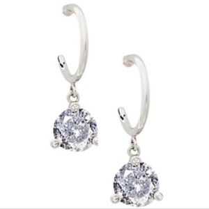 NWT ♠️ Kate Spade Crystal Drop  Huggie Earrings